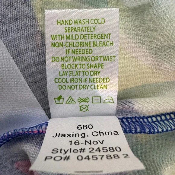 Lilly Pulitzer Lowe Dress M Colorful Print Stretch Preppy Coastal Resortwear - Picture 12 of 14